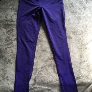 Purple workout leggings